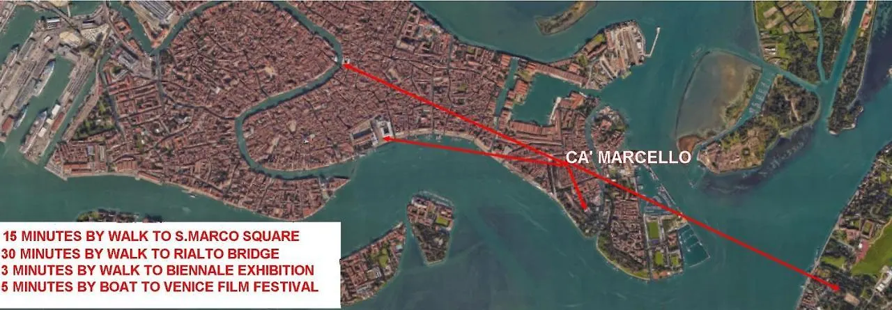 Ca' Marcello - Biennale Lägenhet Venedig